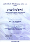 Osvědč. obecná ANJ Osvědč. obecná ANJ
